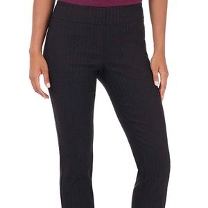 NWT Rekucci Women’s Straight Leg Pant - GreyStripe